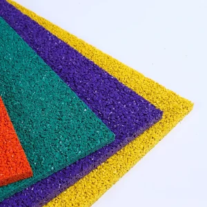 Super Soft Outdoor Rubber Flooring Surface Material Sports Equipment UV Weather Resistant Customizable Grade EPDM