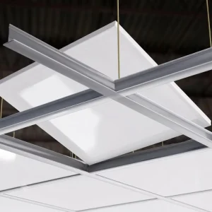 Suspended Ceiling Panel Acoustic Tiles High Density Fiberglass Wool Ceiling