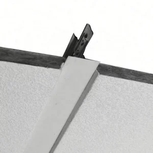 Suspended Ceiling Panel Wood Acoustic Panels Square Edges Soundproof Tile Glass Wool Edge Cinemas Cafes Ceilings