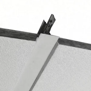 Suspended Ceiling Tiles Design Wood Acoustic Panels Square Edges Soundproof Tile Panel Glass Wool