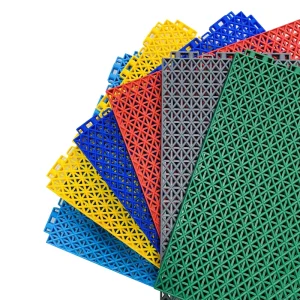 Suspended Modular Outdoor Volleyball Court Interlocking Soft Plastic Waterproof Floor Tiles Eco Friendly Indoor Outdoor Garden