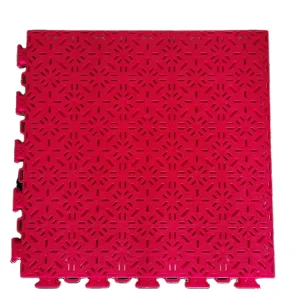 Suspended Modular PP Interlocking Plastic Floor Tiles for Indoor Basketball Courts