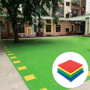Suspended Modular Sports Flooring Basketball Court Tiles