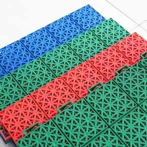Suspended PP Interlocking Waterproof Sports Flooring Tiles for Basketball Courts Gyms and Playgrounds Shock Absorbing