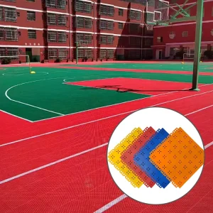 Suspended Tiles Outdoor Multi Use Eco friendly PP 1.3cm Thick Sport Court Basketball Interlocking Assembled Floor Easy