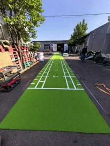 Synthetic Gym Grass Turf Roll for Fitness Center Sled Push Track Non-Slip Sports Flooring