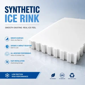 Synthetic Ice Rink Boards Heavy Duty Wall Barrier System for Hockey Arena Protection