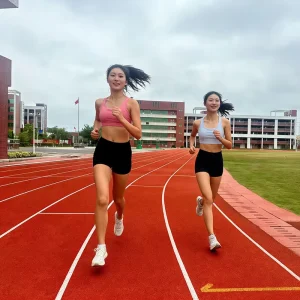 Synthetic Plastic Running Track for School and Stadium Sports Surfaces