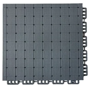 Synthetic Rubber Interlocking Tiles for Outdoor Basketball Court Flooring