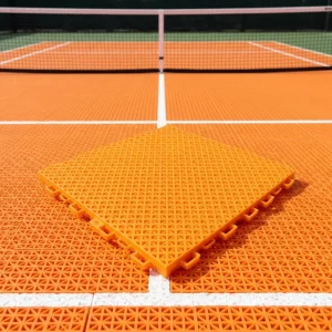 TD270 Suspended Eco-Friendly High Density PP Interlocking Floor Carpet Tiles 30.48×30.48×1.5cm Outdoor Pickleball
