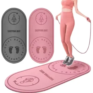 TPE Exercise Mat, Non-Slip, Indoor and Outdoor, 8mm Thick, High-Density, Jump Rope Pad