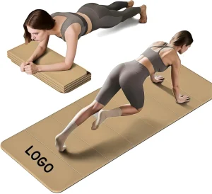 TPE Folding Yoga Mat, 8-Fold, Lightweight, Portable, Travel Exercise Mat