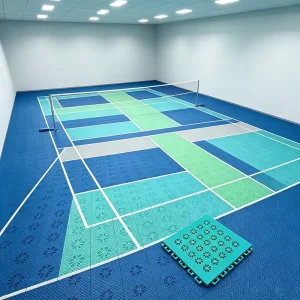 TPE Interlocking Outdoor Volleyball Sports Ground Tile
