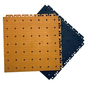TPE Material Interlock Sport Tiles Flooring with Rubber Air Cushion Basketball and Multi Purpose Sports Court Plastic Floor