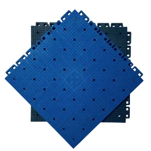 TPE Modular Indoor Interlocking Sports Tiles for Tennis and Basketball Plastic Flooring