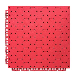 TPE Plastic Soft Suspended Interlocking Sports Flooring Tiles for Pickleball Tennis and Basketball