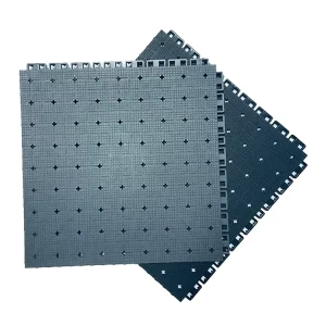 TPE Portable Suspended Interlocking Sports Flooring for Outdoor Basketball, Tennis and Football