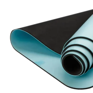 TPE Two-Color Double-Layer Extra-Thick Natural Rubber Washable Yoga Mat for Fitness and Pilates