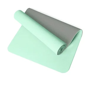 TPE Two-Tone Yoga Mat Non-Slip Shock-Absorbing Sound-Insulating 183*61*0.6 cm