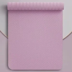 TPE Yoga Mat Shock absorbing Silent Anti slip Floor Mat for Home Use Thickened for Sports Dance and Fitness