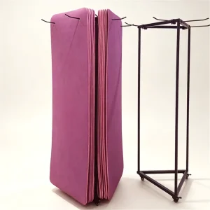 TPE Yoga Mat with Hanging Holes 6MM 8MM 10MM Anti-Slip Perforated Pilates Mat for Studio and Home Workout