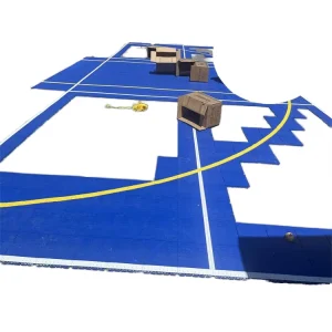 TPV Durable Movable Professional Basketball Court Interlocking Floor Tiles Outdoor Sport Flooring with 5 Year Lifetime
