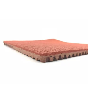 Tartan Synthetic Rubber Prefabricated Running Track Flooring for Badminton Sports Venues, Customized