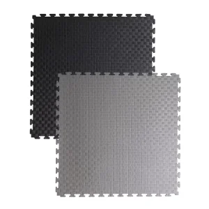Tatami EVA Mats Non-Toxic Rubber Gym Flooring 100 cm x 100 cm x 2.0 cm for Picnics and Martial Arts