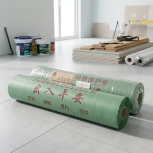Temporary Floor Protection Mat for Construction Sites, Waterproof