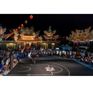 Temporary Interlocking Modular Sports Flooring for Indoor and Outdoor Use