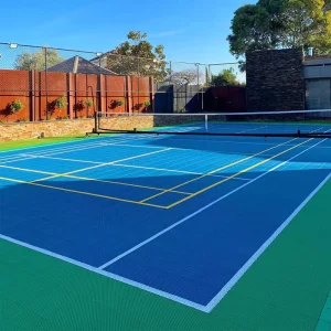Temporary Tennis Court Flooring Material Interlocking Tile Construction Cost