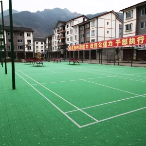 Tennis and Badminton Court Outdoor Waterproof Interlocking Plastic Flooring Tiles
