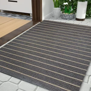 Teslin PVC Loop Utility Outdoor Mat, Non-Slip Coil Carpet