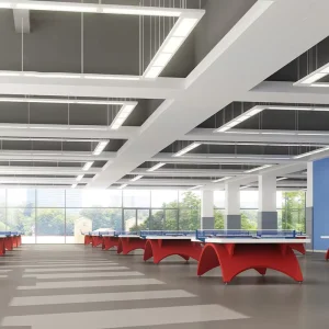 Textured PVC Indoor Tennis Court Flooring 4.5mm Thick Anti-Slip Shock-Absorbing Eco-Friendly