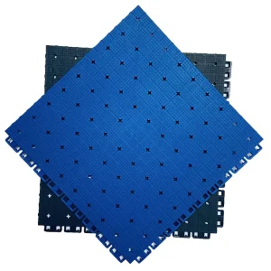 Thermoplastic Elastomer TPE Interlocking Portable Playground Material Plastic Floor Tiles Temporary Basketball Floor Outdoor