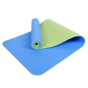 Thick 6mm TPE Gymnastics Mat for Fitness, Exercise and Aerobics, Waterproof and Durable