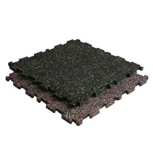 Thick Interlocking Rubber Floor Mats Customisable Impact resistant Safety Rubber Tiles Suitable for a Wide Range of Settings