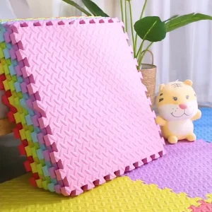Thick Multipurpose Exercise Floor Mat with EVA Foam Interlocking Tiles Anti Fatigue for Home or Gym