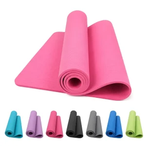 Thick NBR Non-Slip Yoga Mat for Exercise, Pilates, Gymnastics and Gym Workouts