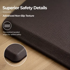 Thick Non-Slip PU Floor Mat for Kitchen and Office Use