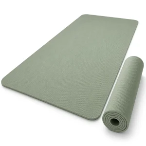 Thick Non-Slip Yoga Mat for Pilates Stretching Fitness Training and Home Gym Workouts