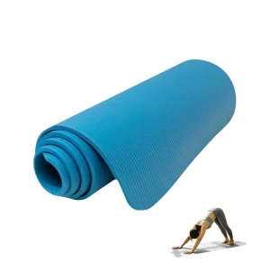 Thick Non-Slip Yoga and Sit-Up Mat, Extra-Wide, Shock-Absorbing, Soundproof, for Home Use
