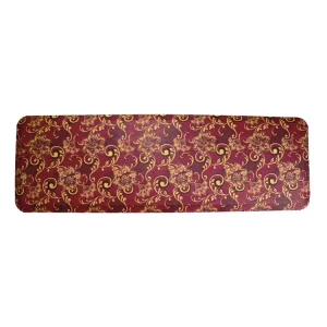 Thick Pet Friendly Floral Pattern Modern Waterproof Safe Soft Antifatigue Antislip Nontoxic Pad Pu Foam Mat