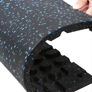 Thick Rubber Interlocking Gym Floor Tiles for Gym and Workshop Anti-Slip Flooring