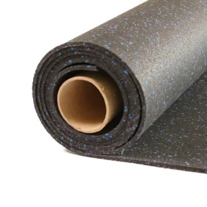 Thick Shock-Absorbing Rubber Gym Mats and Flooring Rolls