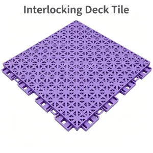Thick Soft Big Grid PP Floor Tiles Durable for Kindergarten & Elderly Outdoor Playgrounds
