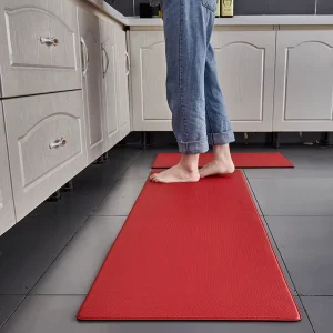 Thick Waterproof Anti-Slip PVC Kitchen Floor Rugs Washable Kitchen Floor Mats PVC Foam Carpets Rugs
