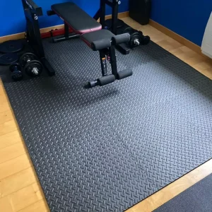 Thickened Foam Exercise Mat, Non-Slip Fitness Sit-Up Mat, Extra-Wide Shock-Absorbing Soundproof Floor Mat for Home, Gym, and Yoga