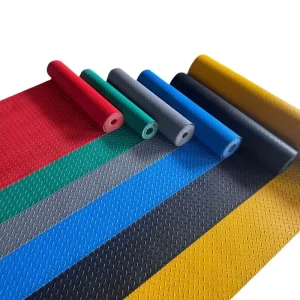 Thickened Non slip Waterproof PVC Floor Mat Indoor Outdoor Plastic Carpet for Balcony Kitchen Garage Floor Covering
