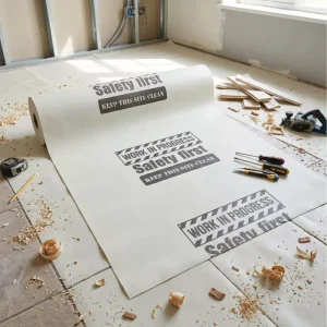 Thickened Paint-Resistant Dustproof Floor Protective Mat for Indoor Renovation